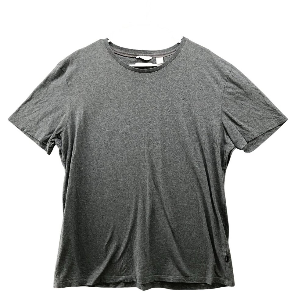 Calvin Klein Liquid Touch T Shirt Mens XL Gray Short Sleeve Crewneck Cotton